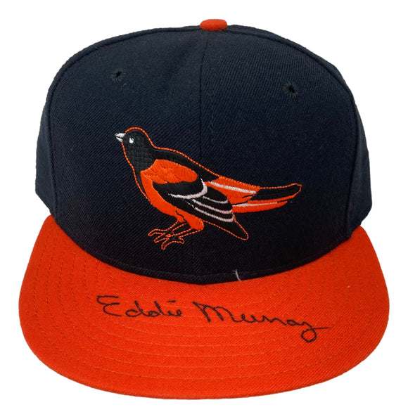 Eddie Murray Signed Baltimore Orioles New Era Baseball Hat PSA Sports Integrity