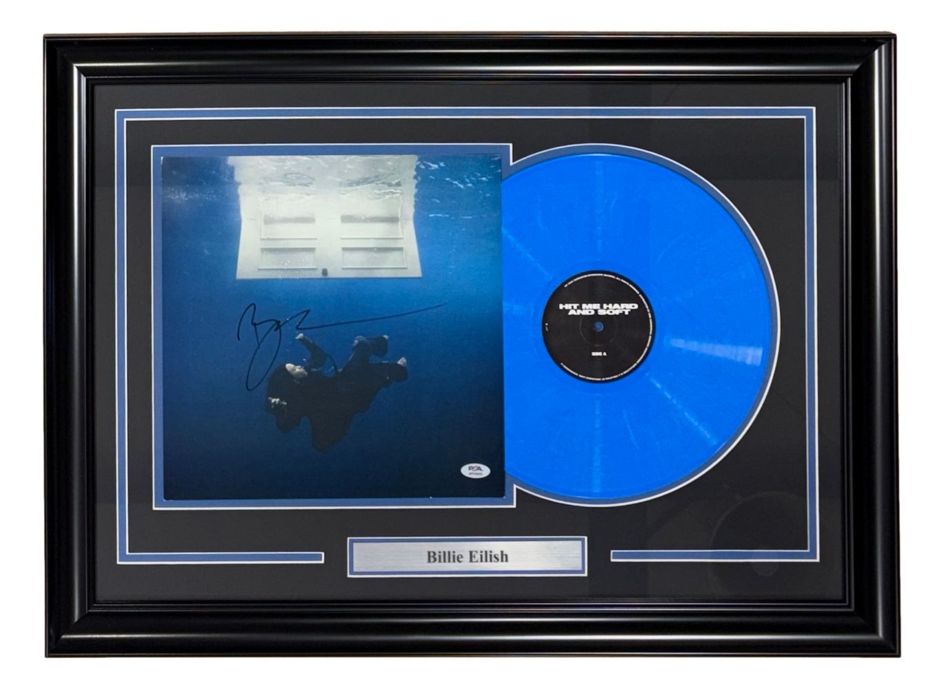 Billie Eilish Signed Framed Hit Me Hard And Soft Vinyl Album