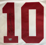Eli Manning Signed New York Giants M&N 2007 White Legacy Jersey Fanatics