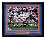Eli Manning Signed Framed 16x20 New York Giants SB XLII Escape Photo 2 Fanatics