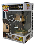 Elijah Wood Signed In White The Lord Of The Rings Funko Pop #1832 Frodo BAS