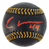 Elly De La Cruz Cincinnati Reds Signed Official Black Leather MLB Baseball BAS