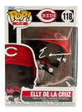 Elly De La Cruz Signed Cincinnati Reds Funko Pop #118 BAS