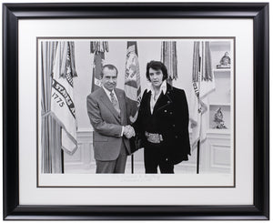 Nixon Elvis The President & the King Framed 16x22 Historical Archive Giclee Sports Integrity