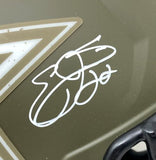 Emmitt Smith Signed Dallas Cowboys FS Salute Service Replica Helmet Prova Holo