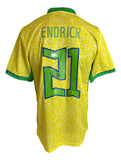 Endrick Signed Brazil Nike Soccer Jersey BAS