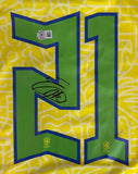 Endrick Signed Brazil Nike Soccer Jersey BAS