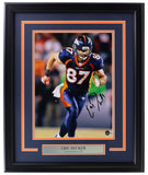 Eric Decker Signed Framed 11x14 Denver Broncos Photo BAS Sports Integrity