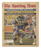 Eric Dickerson Los Angeles Rams Signed 1984 Sporting News Newspaper BAS