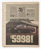 Eric Dickerson Los Angeles Rams Signed 1984 Sporting News Newspaper BAS