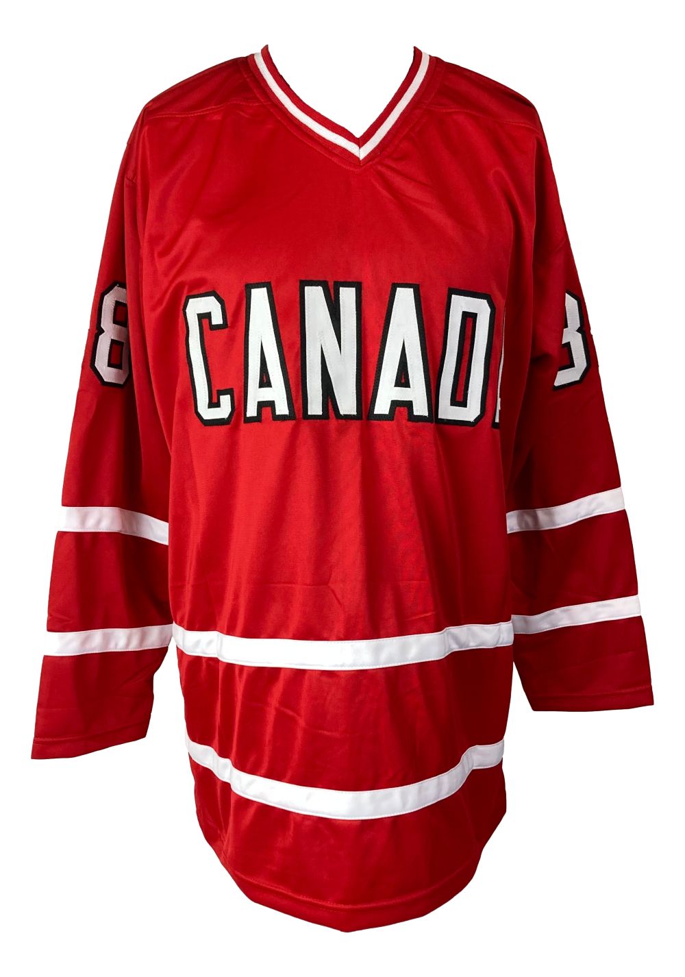 Eric Lindros Canada Signed Red Hockey Jersey HOF 16 Inscribed JSA