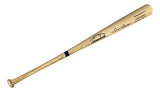 Ernie Banks Chicago Cubs Signed Tan Adirondack Bat JSA