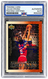 Julius Erving Signed 2000 Upper Deck #51 76ers Trading Card PSA/DNA