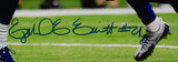 Ezekiel Elliott Signed Framed Dallas Cowboys 16x20 Dive Photo BAS Sports Integrity