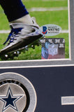 Ezekiel Elliott Signed Framed Dallas Cowboys 16x20 Dive Photo BAS Sports Integrity