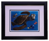 Finding Nemo Framed Surfer Dude Crush 11x14 Disney Commemorative Photo