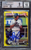 Fernando Tatis Jr Signed 2016 Bowman Prospects #BP17 Rookie Card BAS 9 Auto 10