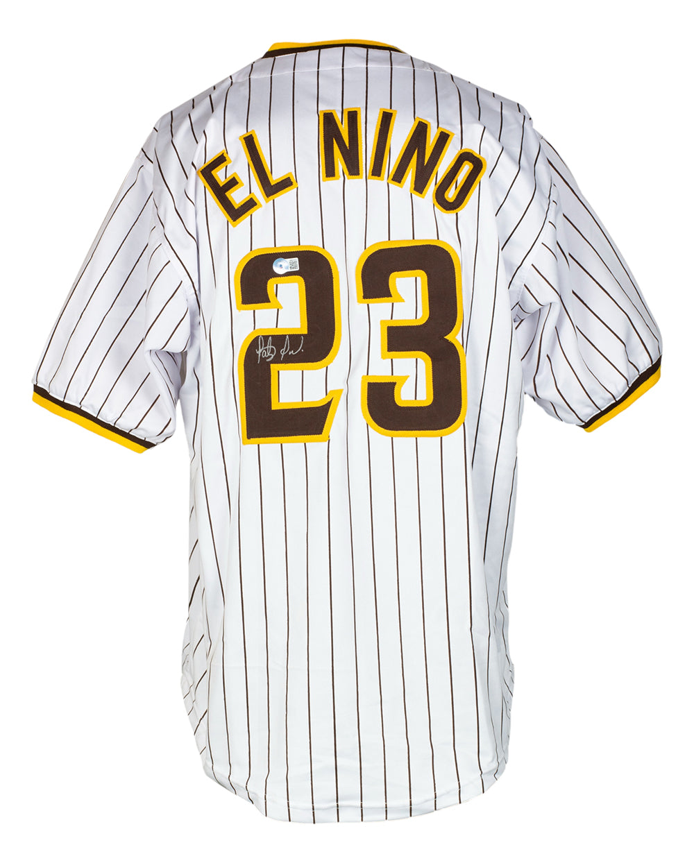 Fernando Tatis Jr. Signed Custom White El Nino Baseball Jersey BAS