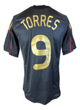 Fernando Torres Signed Liverpool Black Adidas Soccer Jersey BAS