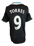 Fernando Torres Signed Chelsea Black Adidas Soccer Jersey BAS