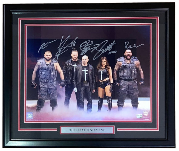 The Final Testament Signed Framed 16x20 WWE Photo Fanatics