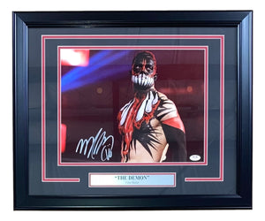 Finn Balor Signed Framed 11x14 WWE The Demon Photo PSA
