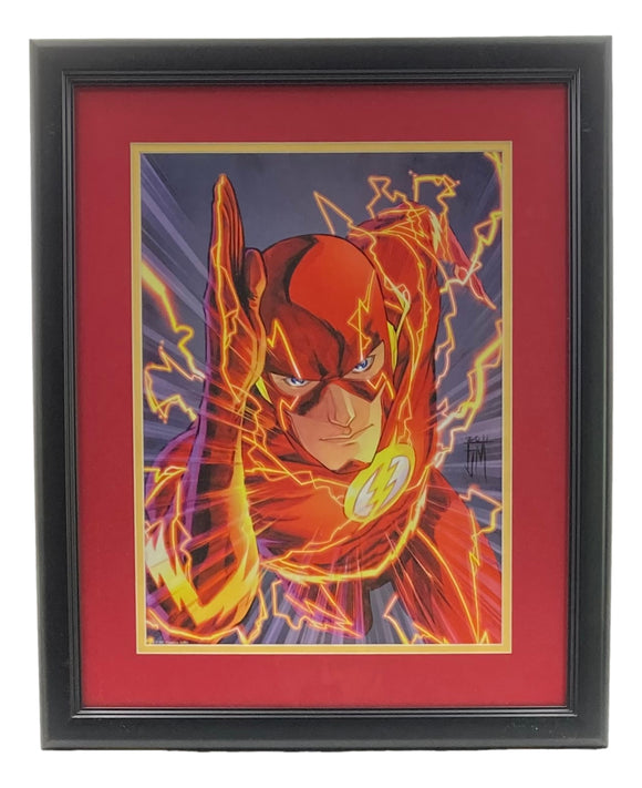 The Flash Framed 11x14 Action Lithograph Sports Integrity