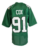 Fletcher Cox Philadelphia Signed Kelly Green Football Jersey JSA QR Hologram