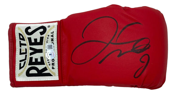 Floyd Mayweather Jr Signed Red Cleto Reyes Right Hand Boxing Glove BAS ITP
