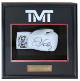 Floyd Mayweather Jr Signed White Cleto Reyes RH Boxing Glove Shadowbox BAS ITP - Sports Integrity