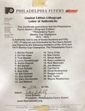 1974 - 75 Philadelphia Flyers (35) Team Signed Framed 18x30 Lithograph Flyers LOA - Sports Integrity