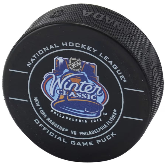 Philadelphia Flyers 2012 Winter Classic Official Game Puck Sports Integrity