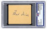 Ford Frick MLB Commissioner Signed Cut Signature PSA/DNA 85788247