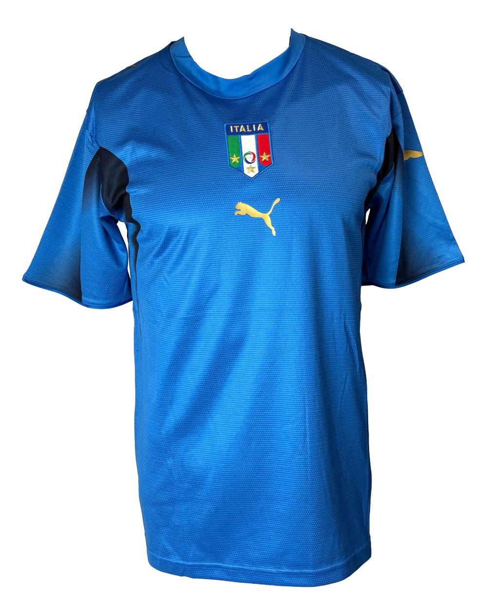 Francesco Totti Signed Italy Blue Puma Soccer Jersey BAS – Sports