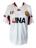 Francesco Totti Signed AS Roma White Kappa Soccer Jersey BAS