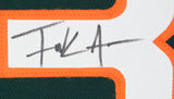 Frank Gore Signed Custom Green College Style Football Jersey JSA