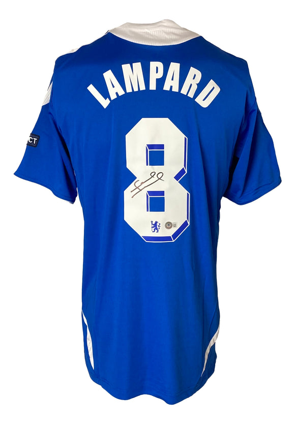 Frank Lampard Signed Chelsea FC 2012 Champions League Adidas Soccer Jersey BAS