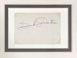 Frank Sinatra Signed Framed 3x5 Index Card w/ The Voice Vinyl Record JSA LOA