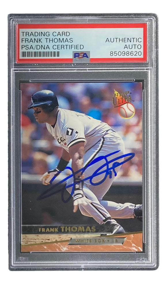 Frank Thomas Signed 1993 Fleer #181 Chicago White Sox Trading Card PSA/DNA Sports Integrity