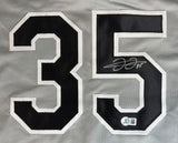 Frank Thomas Chicago Signed Gray Baseball Jersey BAS