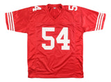 Fred Warner San Francisco Signed Red Football Jersey BAS