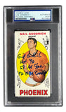 Gail Goodrich Signed 1970/71 Topps #2 Lakers Trading Card w/ 3 Insc PSA/DNA