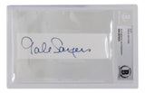Gale Sayers Chicago Bears Slabbed Signature Cut BAS