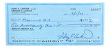 Gary Carter Montreal Expos Signed Personal Bank Check #9987 BAS Sports Integrity