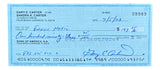 Gary Carter Montreal Expos Signed Personal Bank Check #9989 BAS Sports Integrity