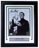 Gary Player Signed Framed 8x10 PGA Golf Trophy Photo BAS - Sports Integrity