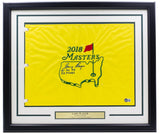 Gary Player Signed Framed 2018 Masters Golf Flag 61 74 78 52 Times Insc BAS LOA - Sports Integrity