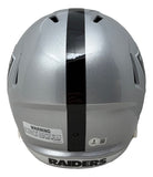 Geno Smith Signed Las Vegas Raiders Full Size Replica Speed Helmet w/ Visor BAS