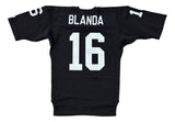 George Blanda Signed Oakland Raiders Authentic Wilson Jersey BAS