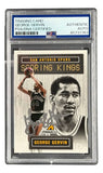 George Gervin Signed 2013/14 Panini Pinnacle #13 Spurs Trading Card PSA/DNA